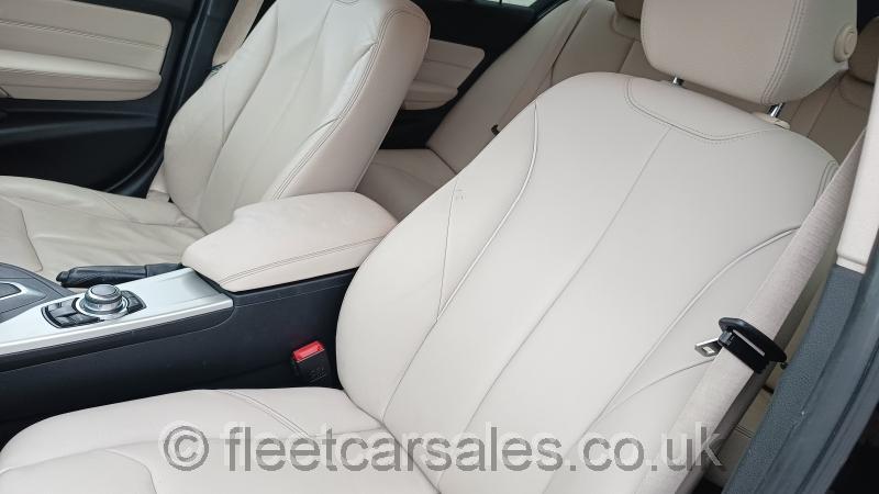 bmw 320d leather front seat