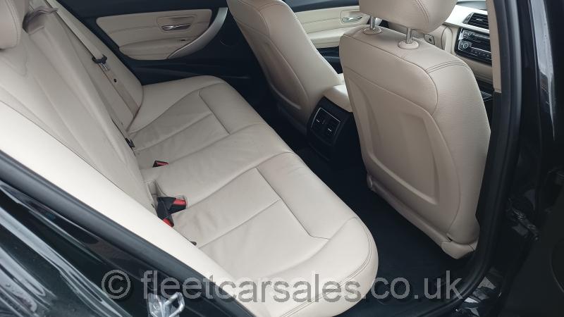bmw 320d leather rear seats