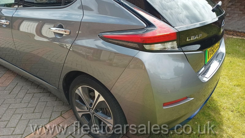 nissan leaf tekna blade silver met