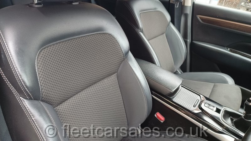 koleos dynamique leather seat