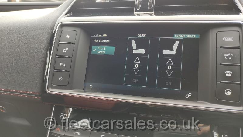 jaguar xe 2.0 d sport r heated seats