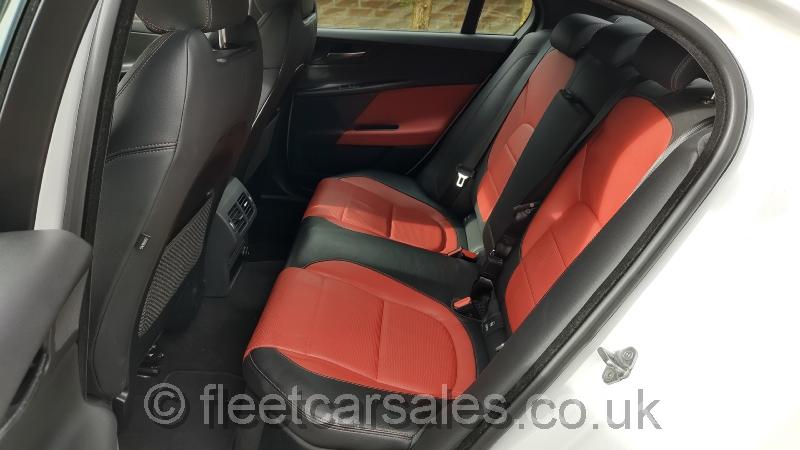 jaguar xe 2.0 d sport red leather