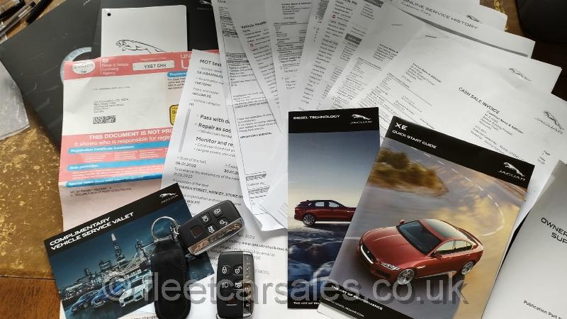 jaguar xe 2.0 d sport r documentation